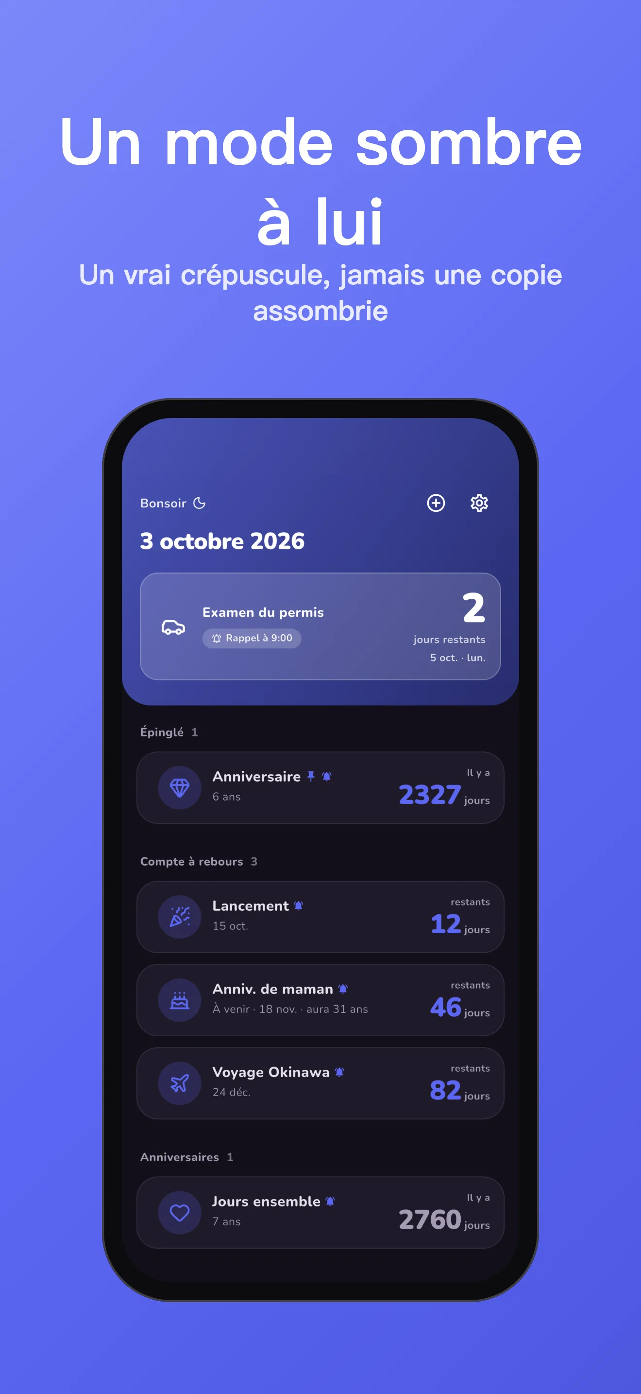 Daystone dark mode