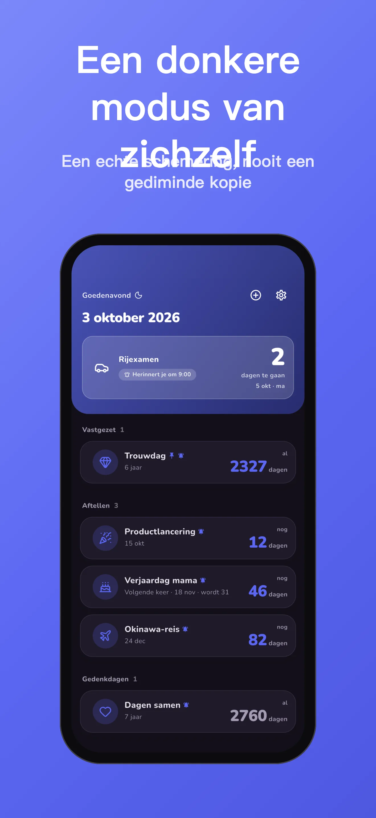 Daystone dark mode