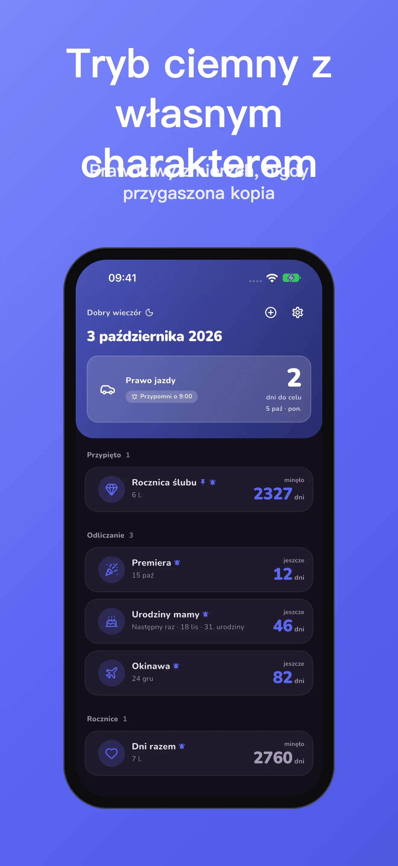 Daystone dark mode