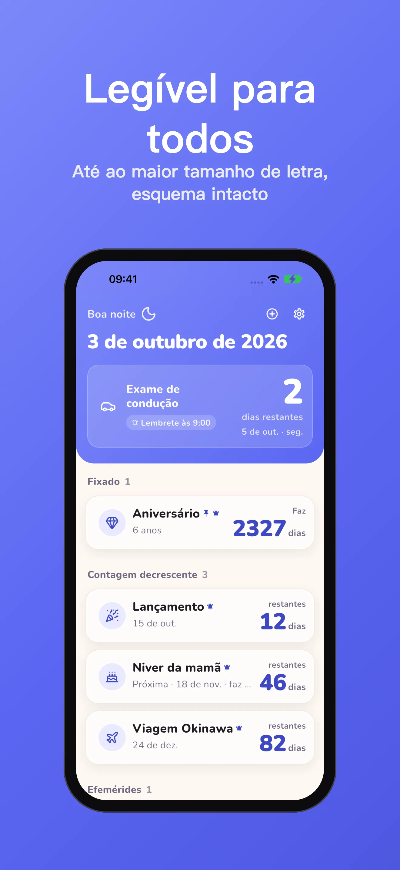 Daystone accessibility text size
