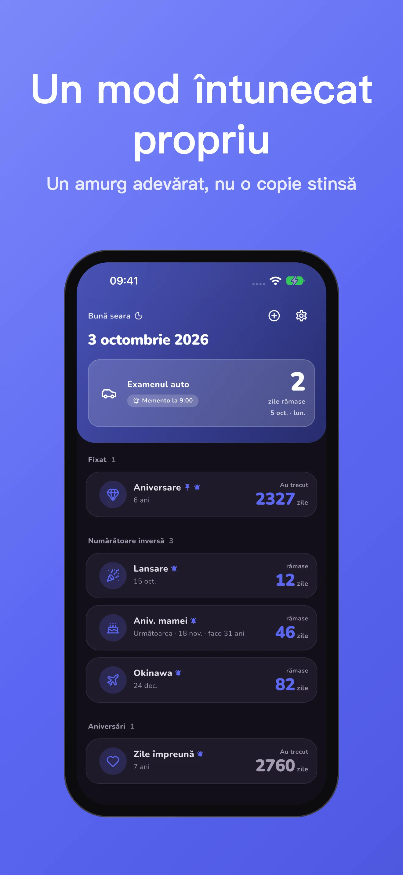 Daystone dark mode
